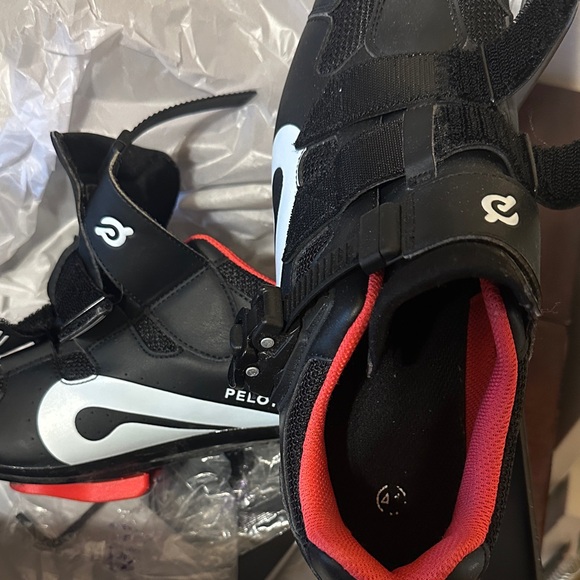 Peloton Black and Red Athletic Shoes - Picture 4 of 6
